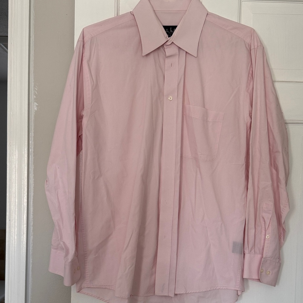 Classic Pink Men's Dress Shirt